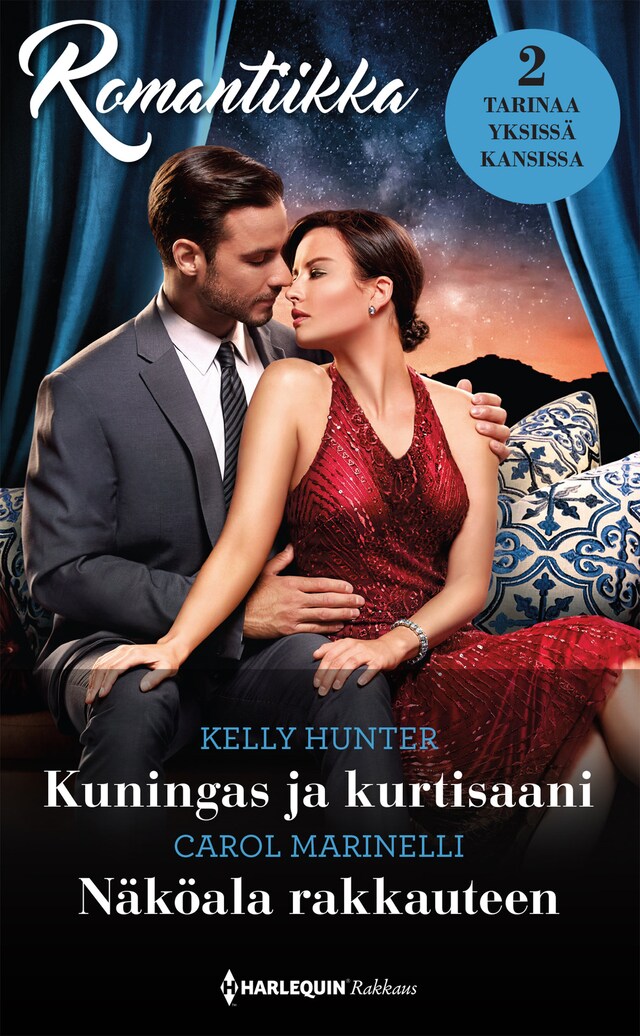 Couverture de livre pour Kuningas ja kurtisaani / Näköala rakkauteen