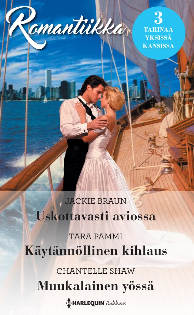 Buchcover für Uskottavasti aviossa / Käytännöllinen kihlaus / Muukalainen yössä