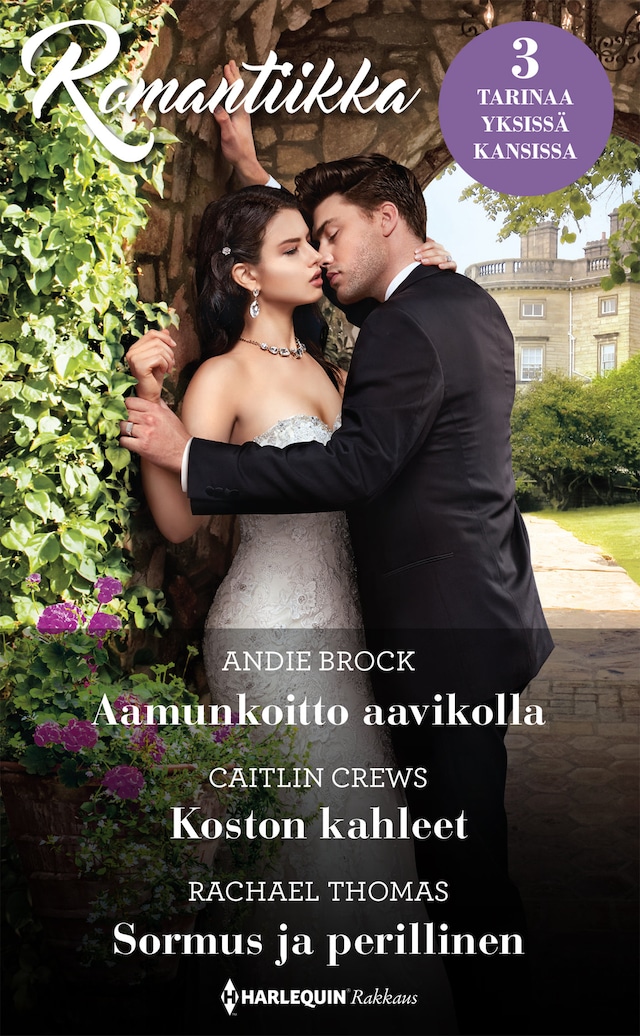 Book cover for Aamunkoitto aavikolla / Koston kahleet / Sormus ja perillinen