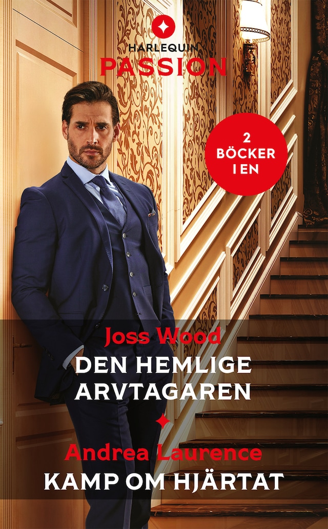 Book cover for Den hemlige arvtagaren / Kamp om hjärtat