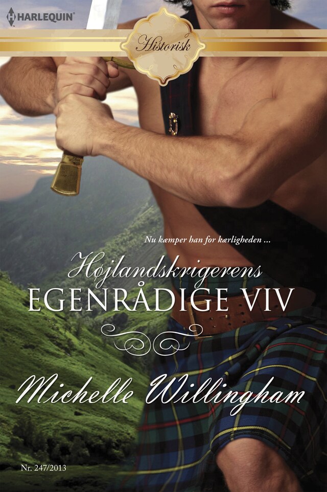 Book cover for Højlandskrigerens egenrådige viv