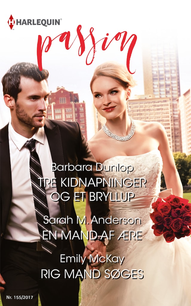 Book cover for Tre kidnapninger og et bryllup/En mand af ære/Rig mand søges