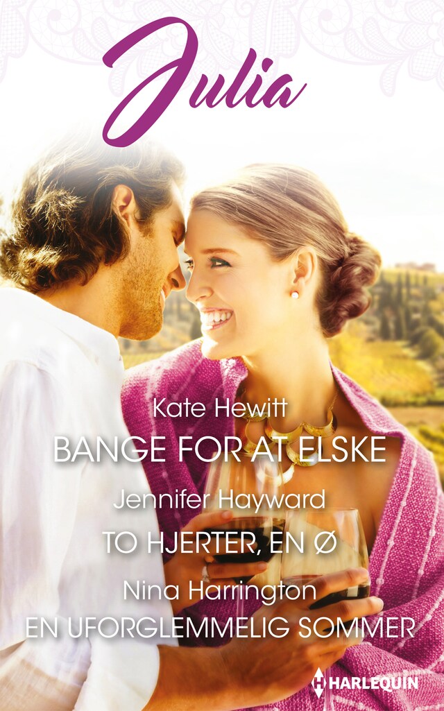 Book cover for Bange for at elske/To hjerter, en ø/En uforglemmelig sommer