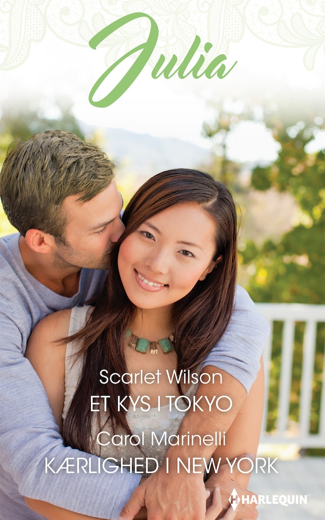 Kirjankansi teokselle Et kys i Tokyo/Kærlighed i New York
