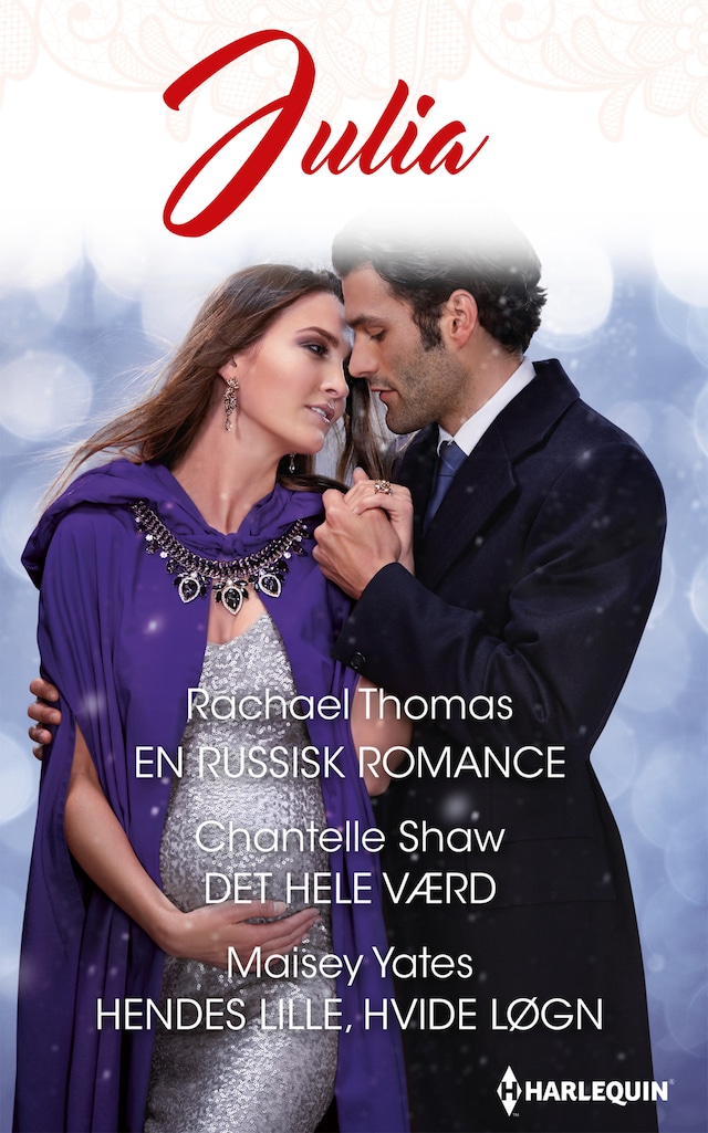 Book cover for En russisk romance/Det hele værd/Hendes lille, hvide løgn