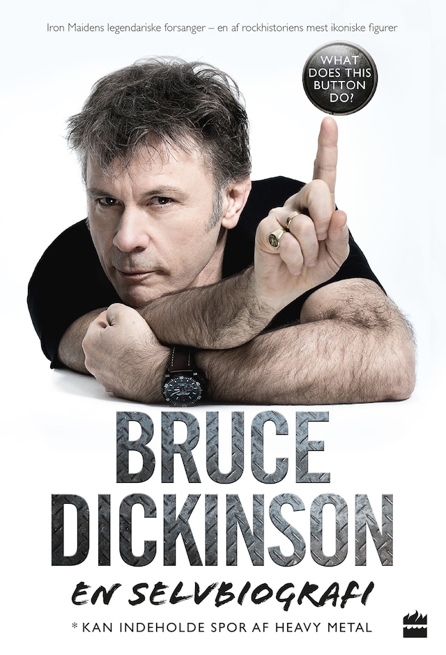 Book cover for Bruce Dickinson En selvbiografi - What does this button do?