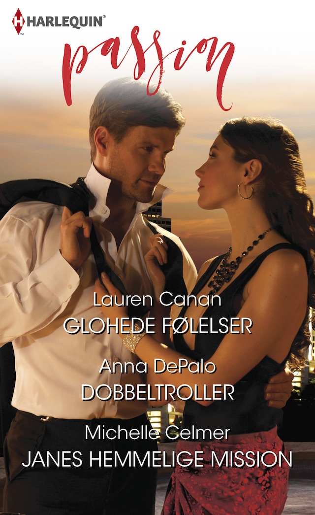 Book cover for Glohede følelser/Dobbeltroller/Janes hemmelige mission