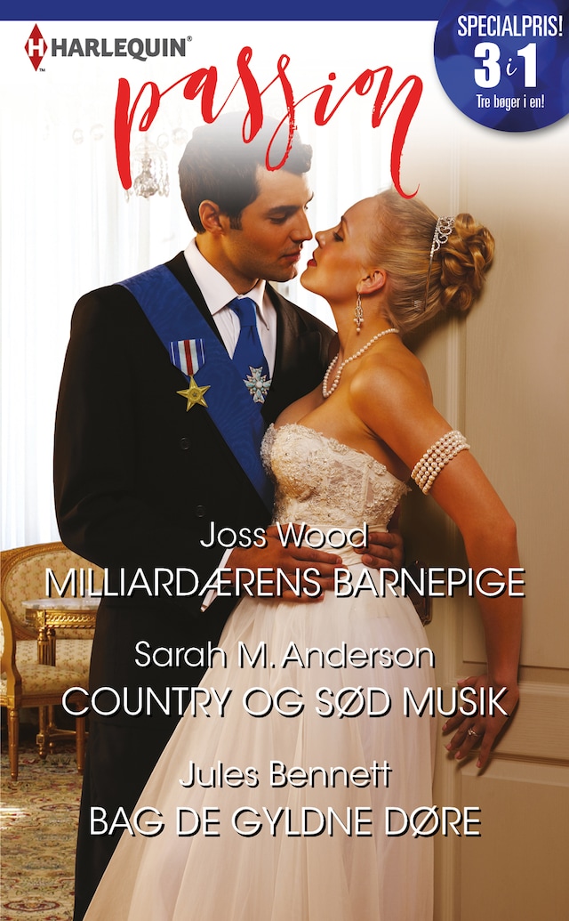Book cover for Milliardærens barnepige/Country og sød musik/Bag de gyldne døre