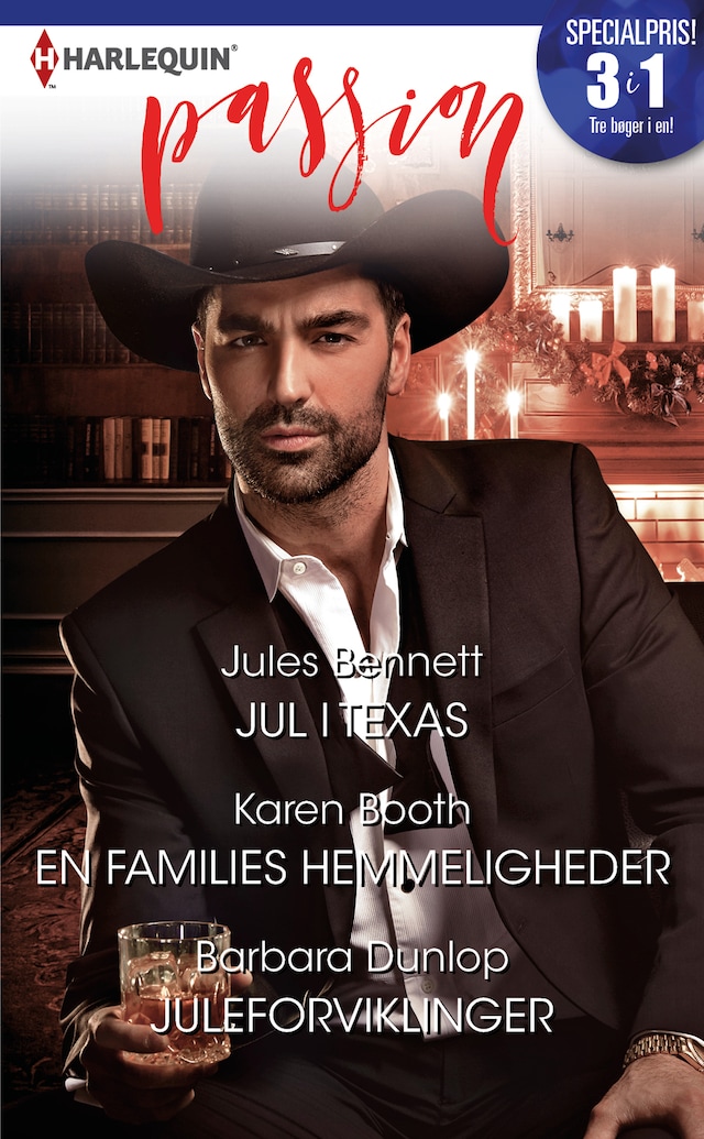 Book cover for Jul i Texas/En families hemmeligheder/Juleforviklinger