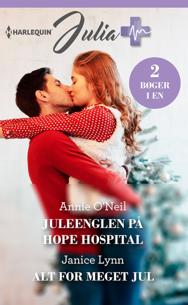 Book cover for Juleenglen på Hope Hospital/Alt for meget jul