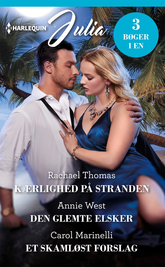 Buchcover für Kærlighed på stranden/Den glemte elsker/Et skamløst forslag