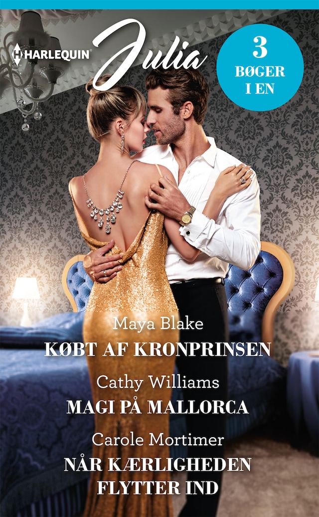 Boekomslag van Købt af kronprinsen/Magi på Mallorca/Når kærligheden flytter ind