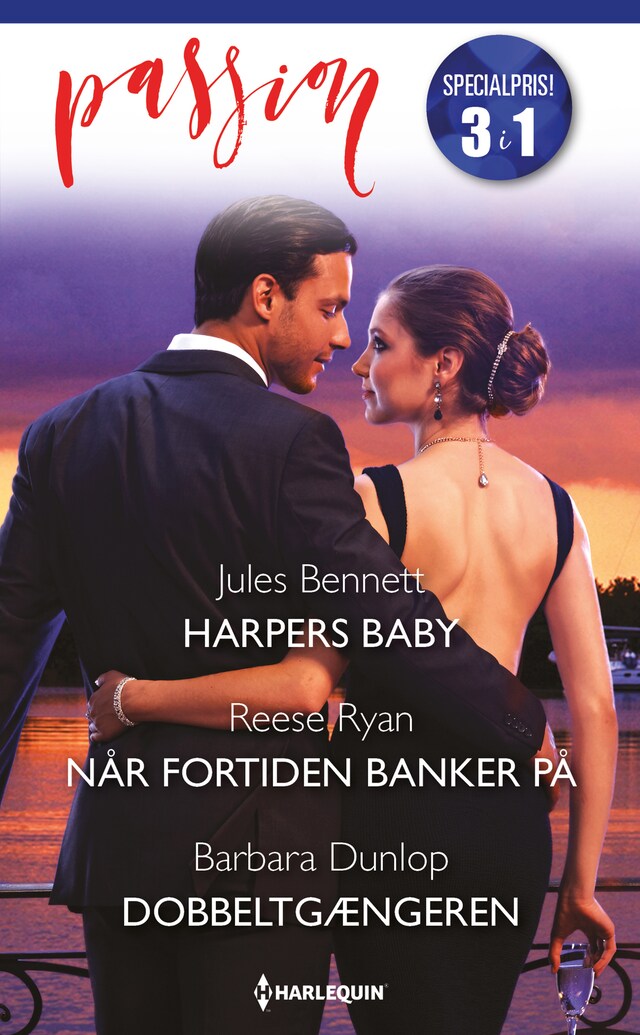 Portada de libro para Harpers baby / Når fortiden banker på / Dobbeltgængeren