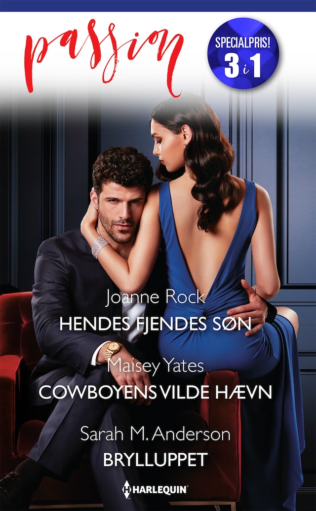 Book cover for Hendes fjendes søn / Cowboyens vilde hævn / Brylluppet