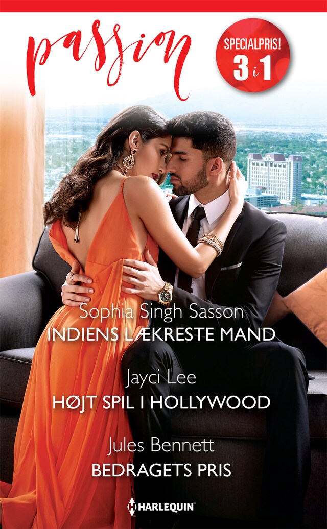 Copertina del libro per Indiens lækreste mand / Højt spil i Hollywood / Bedragets pris