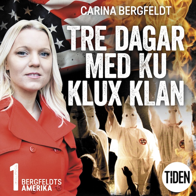 Boekomslag van Bergfeldts Amerika. S2A1, Tre dagar med Ku Klux Klan
