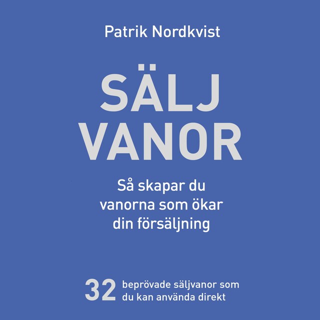 Book cover for Säljvanor