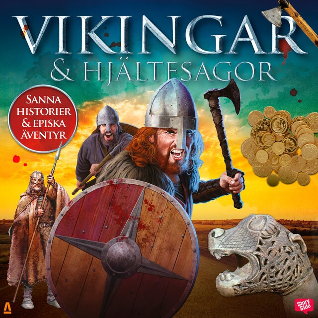 Portada de libro para Vikingar och hjältesagor