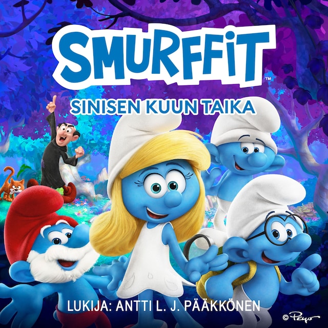 Boekomslag van Smurffit: Sinisen kuun taika