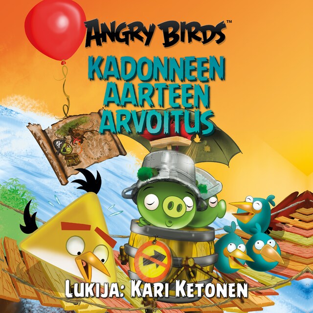 Portada de libro para Angry Birds: Kadonneen aarteen arvoitus