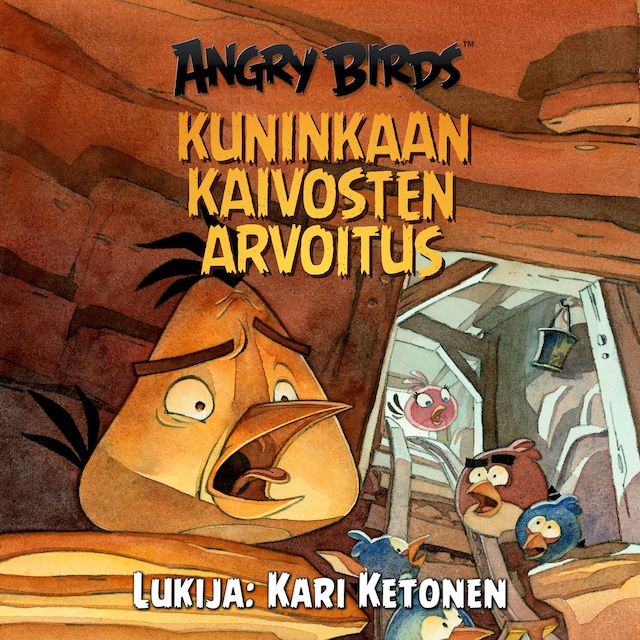 Boekomslag van Angry Birds: Kuninkaan kaivosten arvoitus