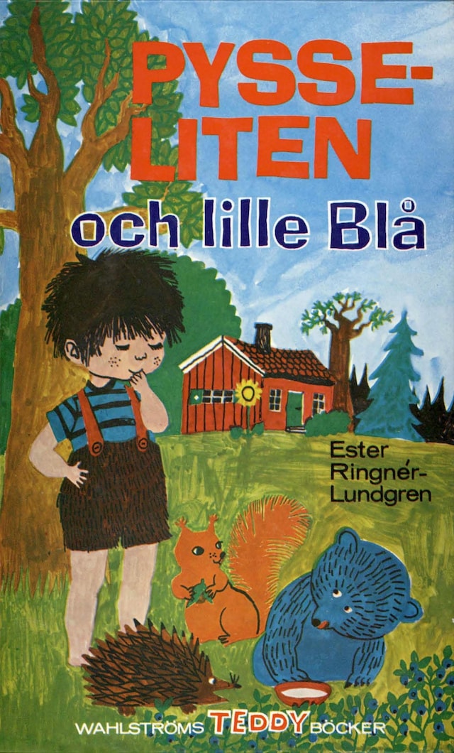 Buchcover für Pysseliten och lille Blå