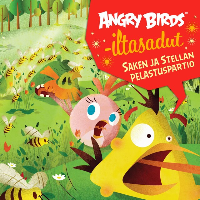 Okładka książki dla Angry Birds: Saken ja Stellan pelastuspartio