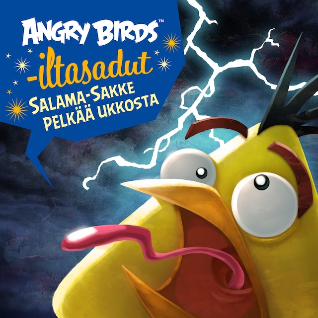 Boekomslag van Angry Birds: Salama-Sakke pelkää ukkosta