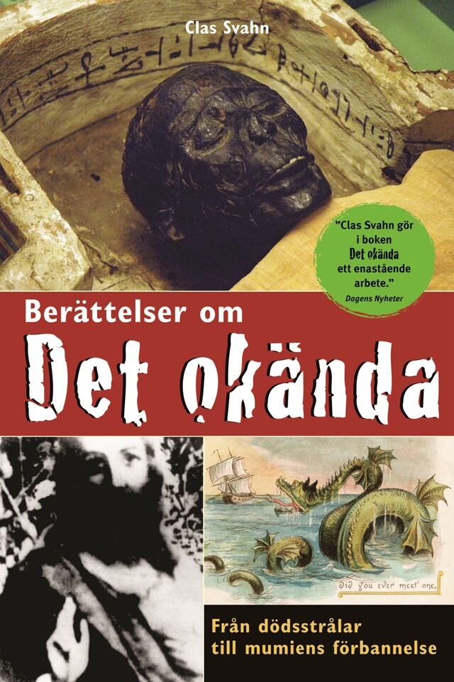 Okładka książki dla Berättelser om det okända : Från dödsstrålar till mumiens förbannelser