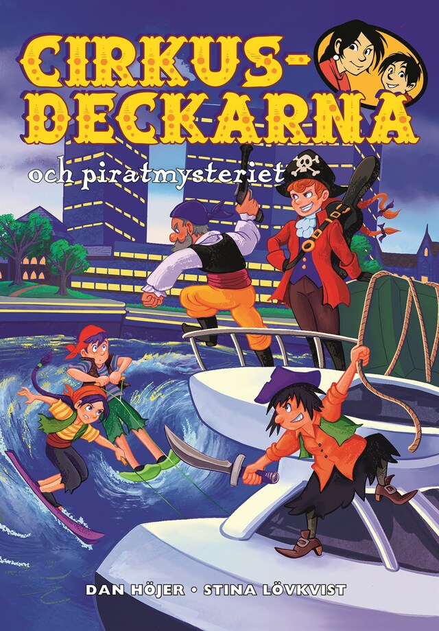 Copertina del libro per Cirkusdeckarna och piratmysteriet