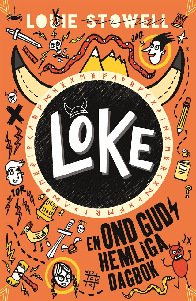 Portada de libro para Loke : en ond guds hemliga dagbok