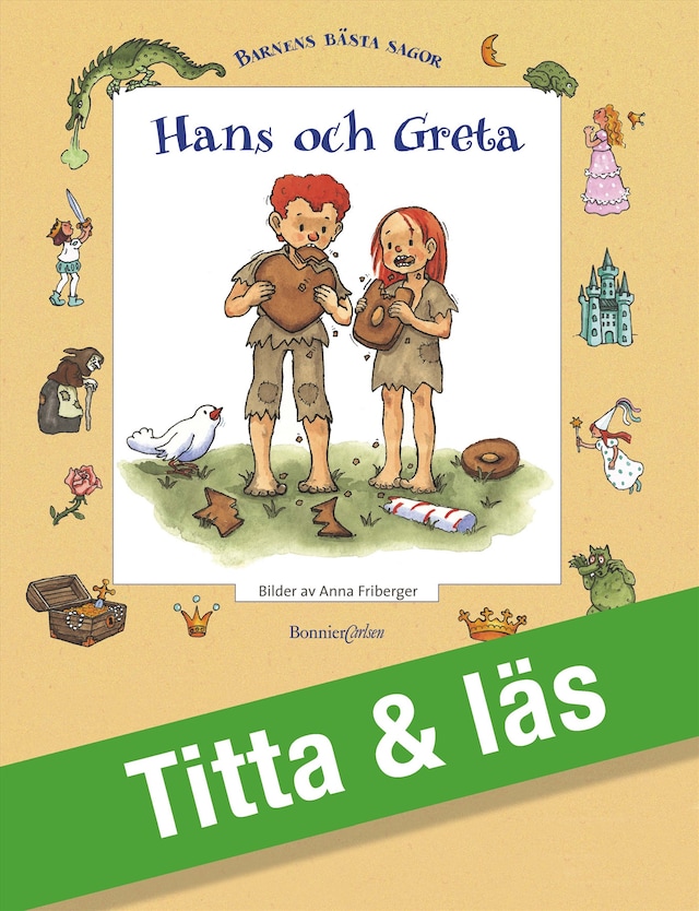 Portada de libro para Hans och Greta