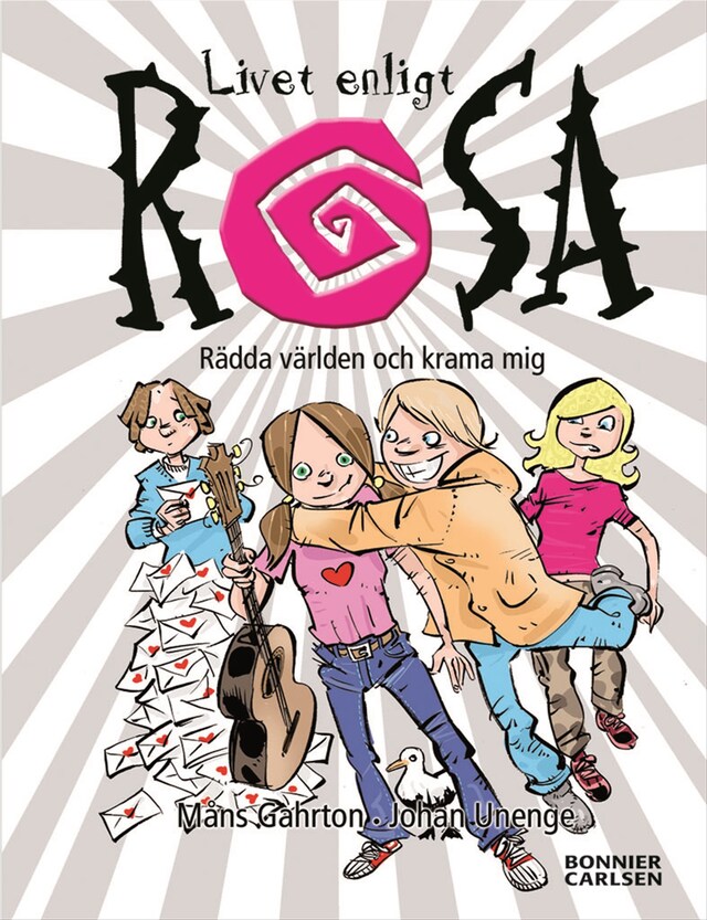 Book cover for Rädda världen och krama mej