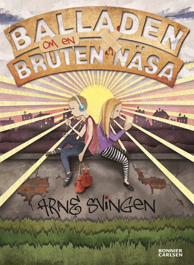 Book cover for Balladen om en bruten näsa