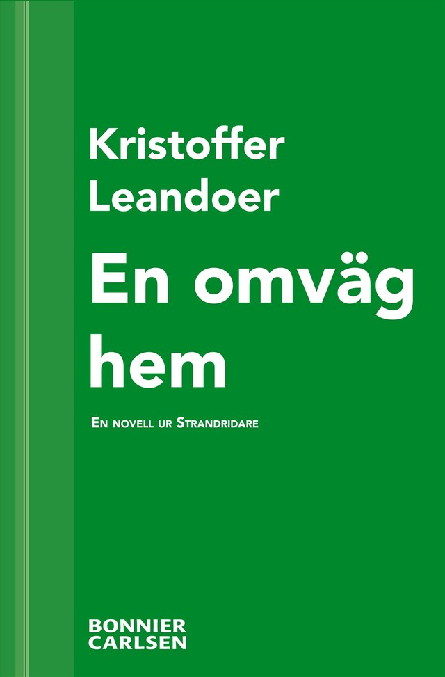 Couverture de livre pour En omväg hem : en skräcknovell ur Strandridare