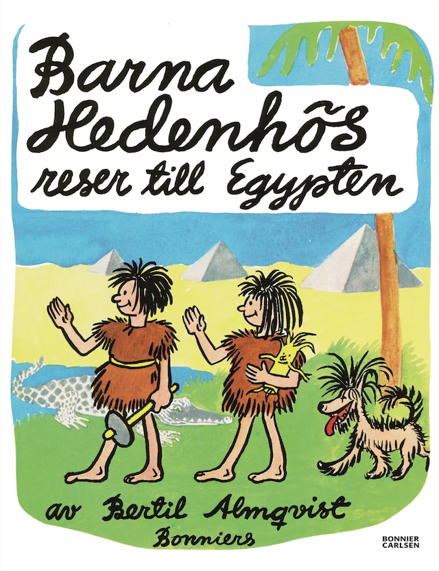 Book cover for Barna Hedenhös reser till Egypten