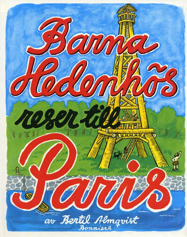 Book cover for Barna Hedenhös reser till Paris