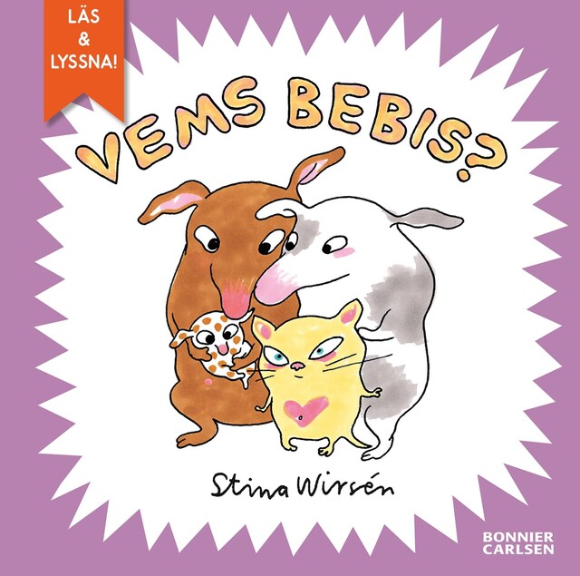 Book cover for Vems bebis? (e-bok + ljud)