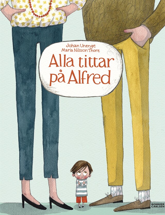 Book cover for Alla tittar på Alfred
