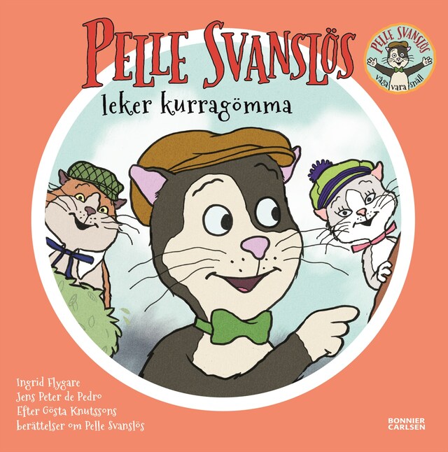 Book cover for Pelle Svanslös leker kurragömma