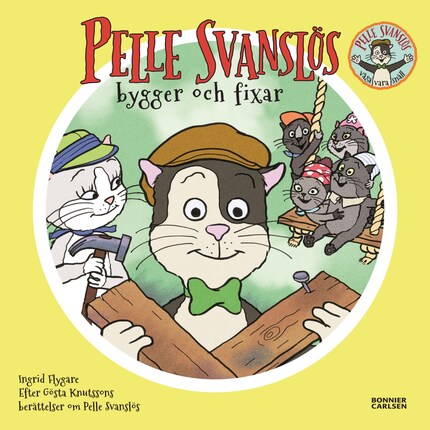 Pelle Svanslös bygger och fixar bookCoverFor