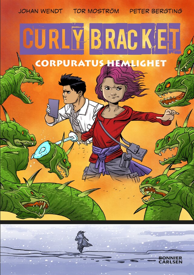 Portada de libro para Curly Bracket. Den gömda koden