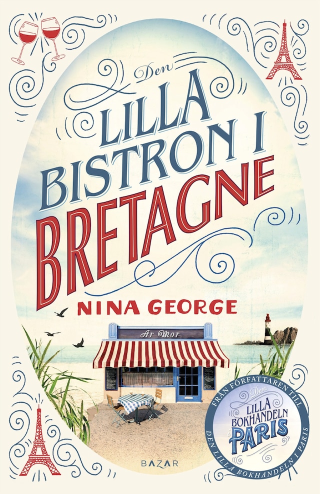 Book cover for Den lilla bistron i Bretagne