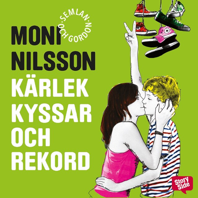 Couverture de livre pour Kärlek, kyssar och rekord