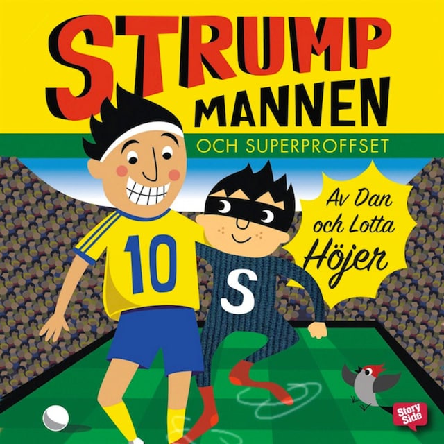 Boekomslag van Strumpmannen och superproffset