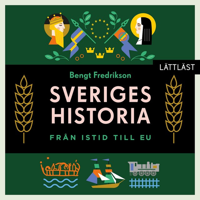 Book cover for Sveriges historia – Från istid till EU / Lättläst