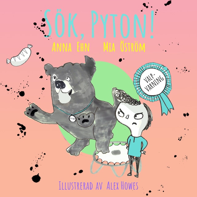 Book cover for Valpvarning – Sök, Pyton!