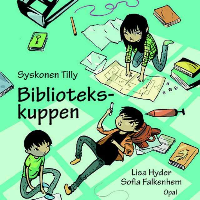 Book cover for Syskonen Tilly – Bibliotekskuppen
