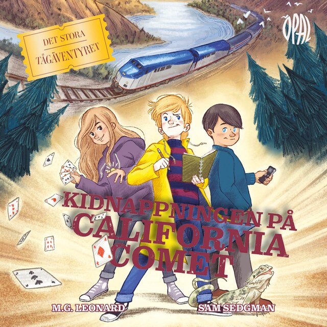 Book cover for Det stora tågäventyret - Kidnappningen på California Comet