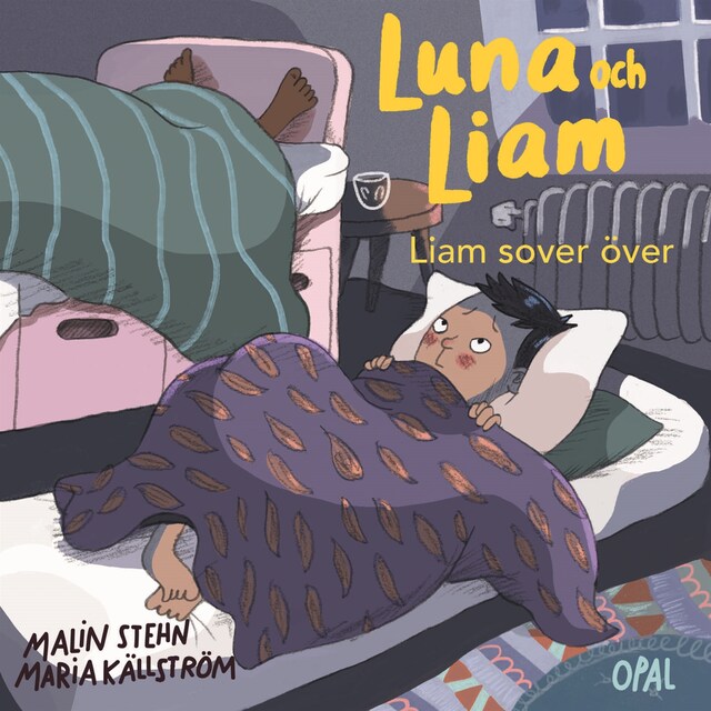 Book cover for Liam sover över